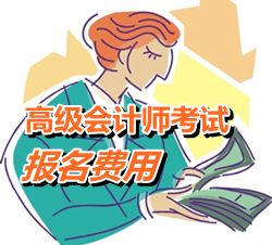 浙江2015年高級會計師考試報名費(fèi)用