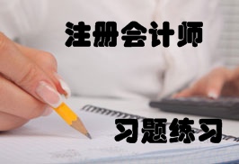 注冊會計師會計練習題精選