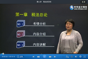 奚衛(wèi)華老師2015年注會(huì)稅法基礎(chǔ)班
