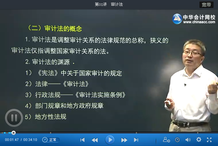 初級審計師審計專業(yè)相關(guān)知識基礎(chǔ)班更新至第四部分第二章（8.15）