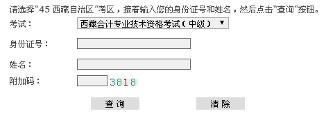 西藏2015中級(jí)會(huì)計(jì)職稱考試成績(jī)查詢?nèi)肟谝验_(kāi)通