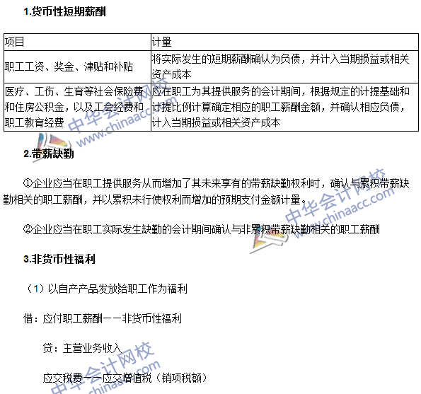 2016年注會(huì)《會(huì)計(jì)》高頻考點(diǎn)：短期薪酬的確認(rèn)與計(jì)量