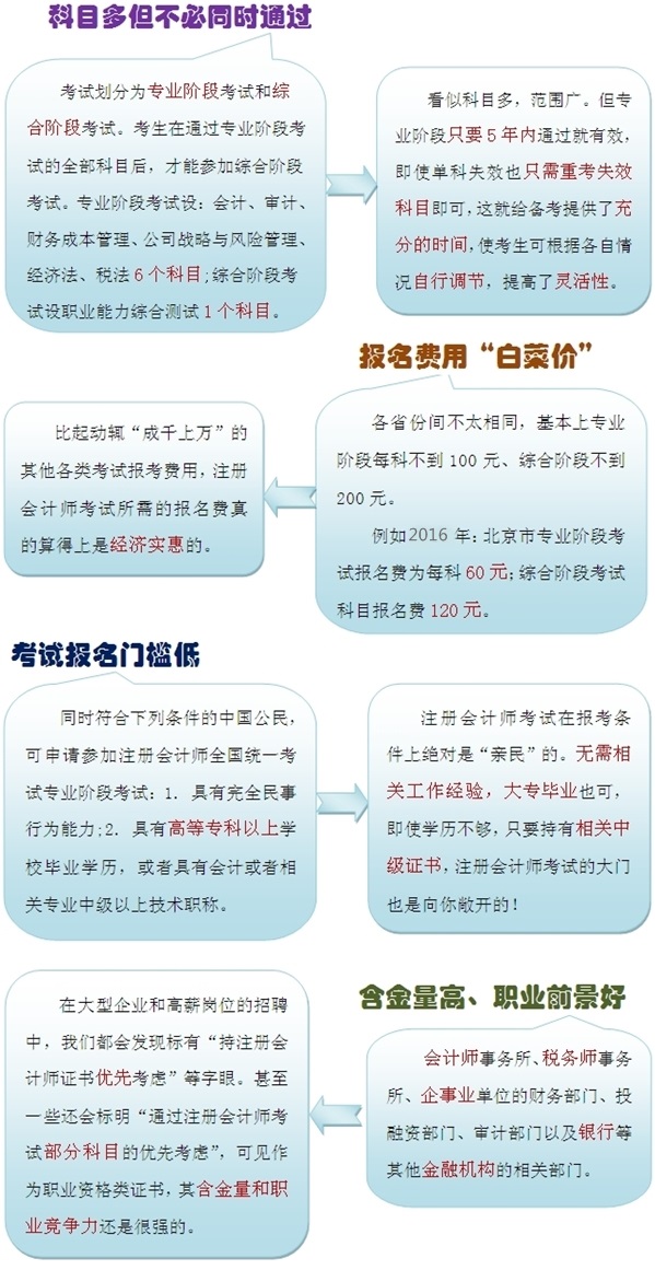 你應(yīng)該考注冊會計師的幾個理由