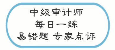 中級審計(jì)師考試易錯題專家點(diǎn)評