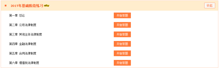 2017年中級會(huì)計(jì)職稱《經(jīng)濟(jì)法》基礎(chǔ)階段練習(xí)