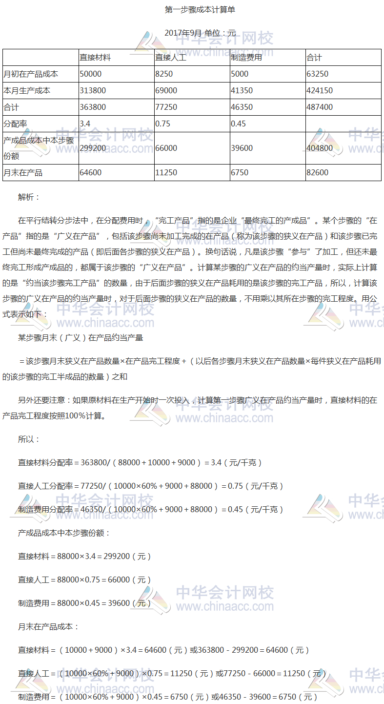 2017年注冊會計師《財管》計算分析題及參考答案（考生回憶版）