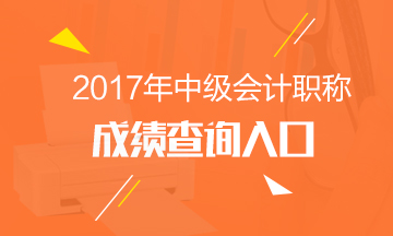 2017年中級(jí)會(huì)計(jì)職稱成績(jī)查詢?nèi)肟? width=