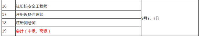 重磅！2018年高級(jí)會(huì)計(jì)師考試時(shí)間公布：9月9日