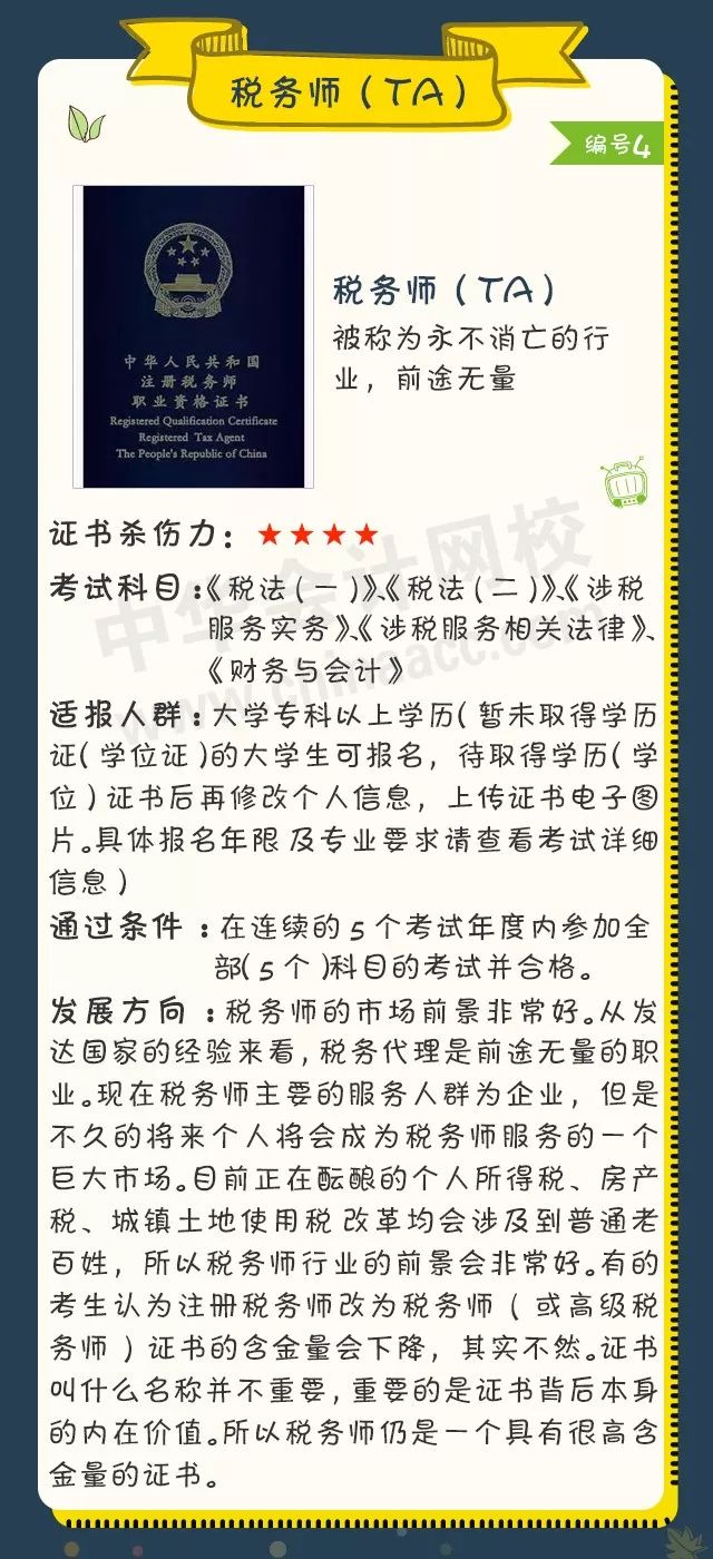 2018年會(huì)計(jì)人可考的證書(shū)大盤(pán)點(diǎn)！ACCA證書(shū)殺傷力六顆星