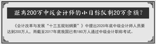 中級考生請聽題：聽說2018年中級會計(jì)職稱考試要卡通過率？