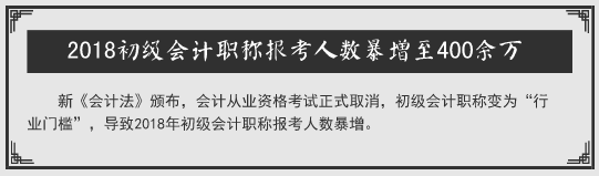 中級考生請聽題：聽說2018年中級會計(jì)職稱考試要卡通過率？