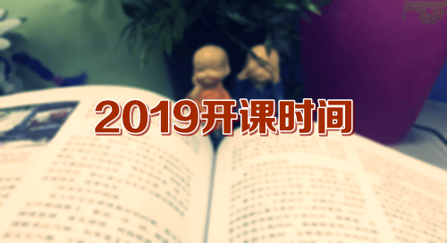 2019審計(jì)師開(kāi)課時(shí)間 