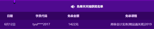 就在昨天 報了高級會計師課程的他被免單砸中了 你還觀望嗎？