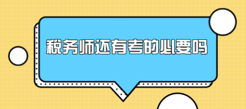 稅務(wù)師還有考的必要嗎