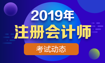 2019年注冊會計師報名