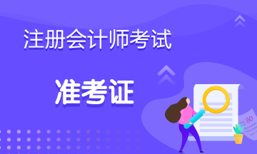 打印準(zhǔn)考證2019注會(huì)