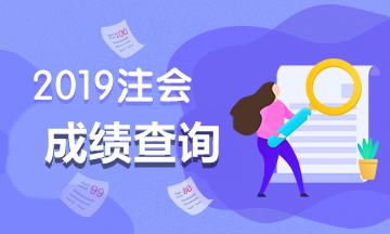 2019注會成績查詢