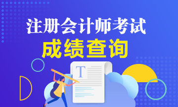 2019黑龍江哈爾濱注冊(cè)會(huì)計(jì)師成績(jī)查詢時(shí)間