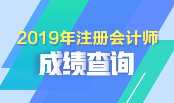 陜西2019年注會(huì)成績什么時(shí)候出來