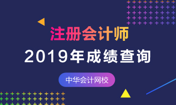 2019廣東注會(huì)考試成績(jī)能查啦！