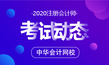 廣東2020注會(huì)什么時(shí)候考試