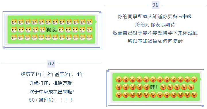 微信新表情 像極了中級(jí)會(huì)計(jì)職稱(chēng)考生的備考日常！