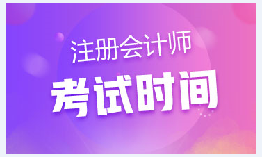 天津2020年注會各科考試時間公布了嗎？