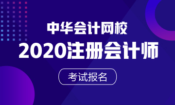 江蘇省2020年注冊會計師考試報名條件有哪些？