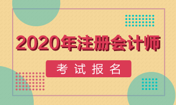 青海2020年注冊會計師網上報名時間已經公布