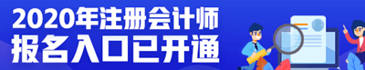 2020年度注冊會計(jì)師全國報(bào)名入口匯總