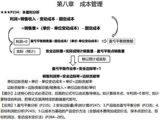 中級財管成本管理搞不定？9頁達(dá)江版財管公式大全拯救你！