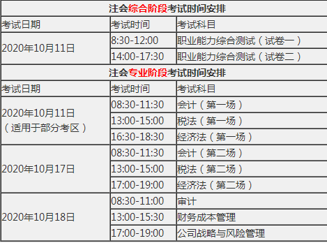 吉林省2020注冊會計師報名考試時間你了解了嗎？