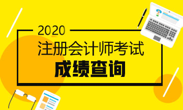 2020江蘇注會考試成績查詢時(shí)間