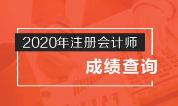 陜西2020年注會考試成績查詢時間