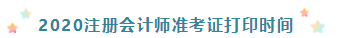 浙江杭州2020年注冊會計(jì)師準(zhǔn)考證打印時(shí)間已發(fā)布！