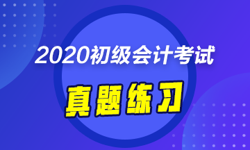 初級會計試題練習