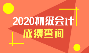 貴州2020年初級會計成績查詢時間公布了嗎？