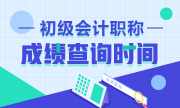 什么時(shí)候公布2020年海南初級(jí)會(huì)計(jì)考試成績(jī)？