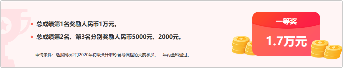 重磅預(yù)告！參與2020初級報分 人人拿獎 只要你敢報 我們就敢發(fā)