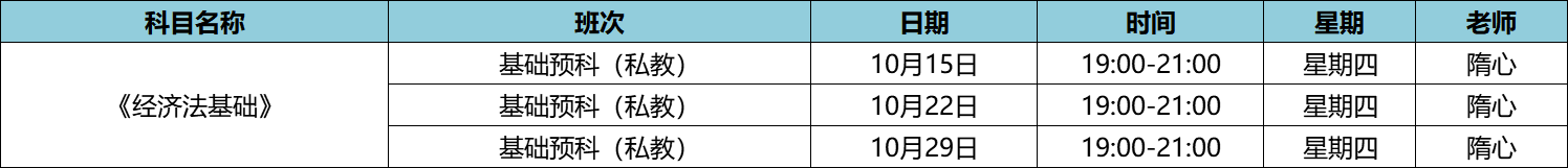 快來！初級私教直播班《經(jīng)濟法基礎》于9月24日正式開課啦！