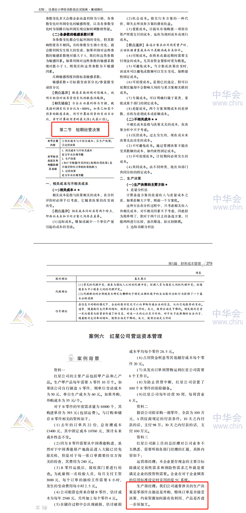 2020注會職業(yè)能力綜合測試（試卷二）考點總結（考生回憶版）