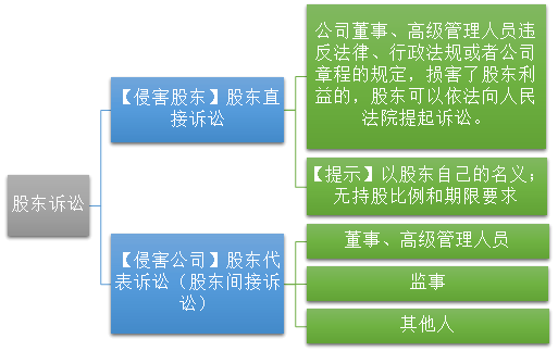 2021中級(jí)會(huì)計(jì)職稱經(jīng)濟(jì)法預(yù)習(xí)知識(shí)點(diǎn)：股東訴訟