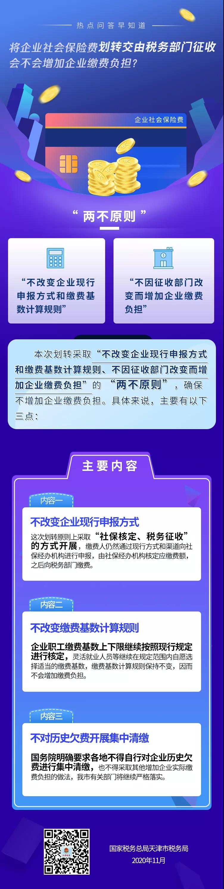 將企業(yè)社會保險費劃轉(zhuǎn)交由稅務(wù)部門征收會不會增加企業(yè)繳費負擔(dān)？