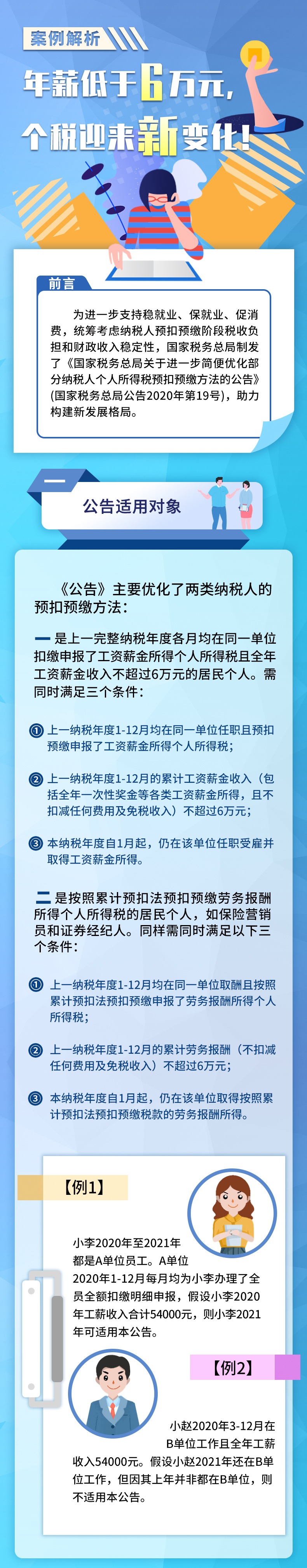 案例解析丨年薪低于6萬元，個(gè)稅迎來新變化！