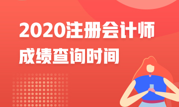 浙江2020年CPA成績查詢時間