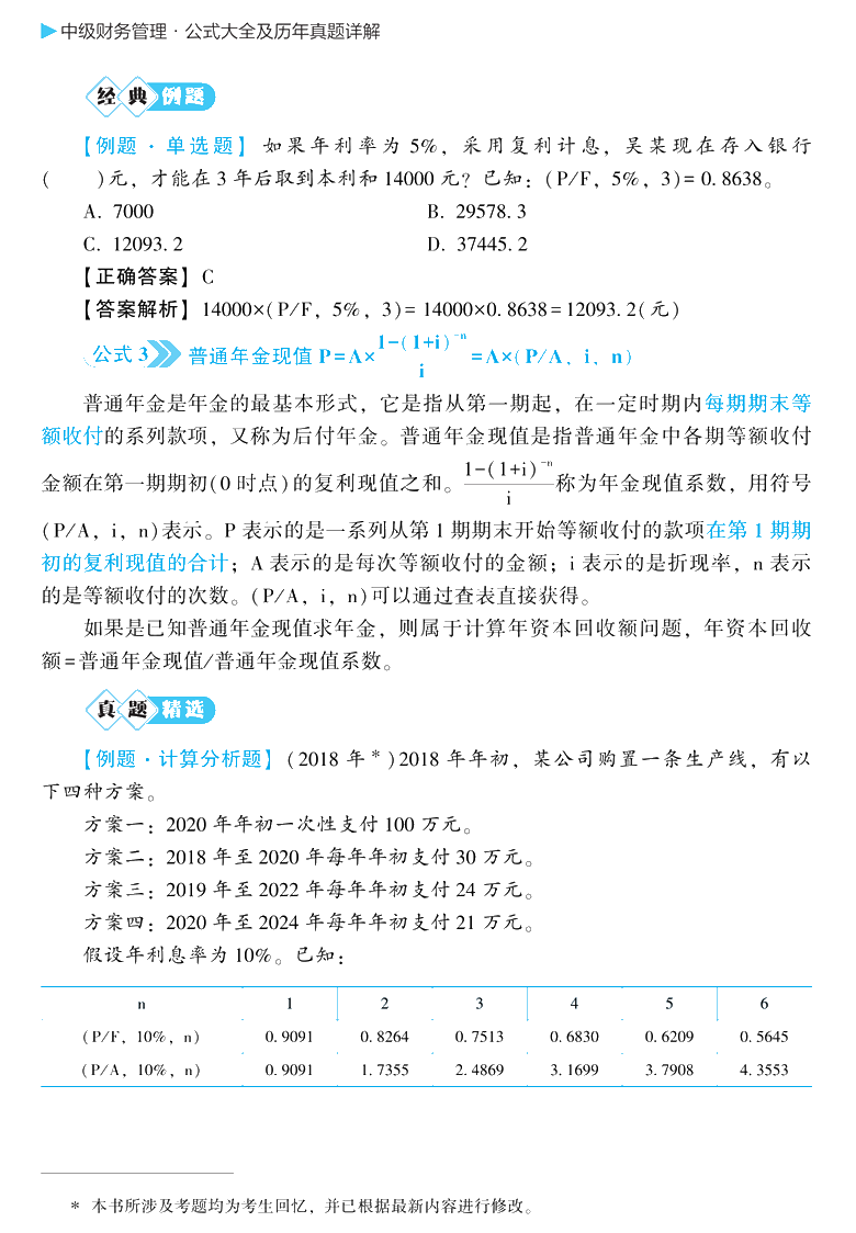 問：中級會計職稱財管公式記不住、記住不會用怎么辦？