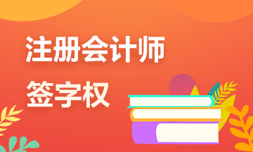 一文帶你了解注冊(cè)會(huì)計(jì)師的審計(jì)“簽字權(quán)”！