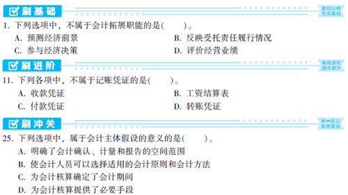 刷題為什么要用初級會計(jì)《必刷550題》？