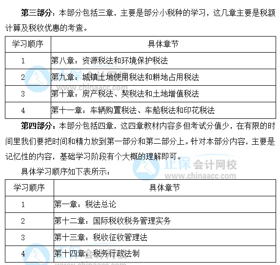 2022年注會《稅法》基礎(chǔ)階段學習計劃