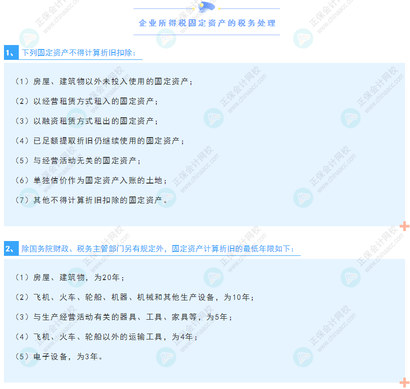 《經(jīng)濟法基礎》30天重要知識點打卡!第16天：企業(yè)所得稅固定資產(chǎn)的稅務處理